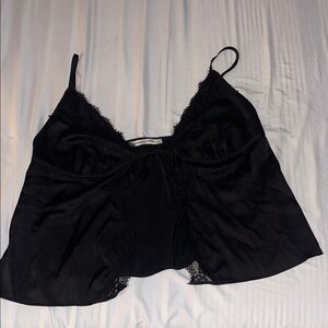 Abercrombie & Fitch Satin Lace Tank top